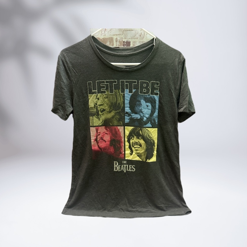 The Beatles 'Let It Be' Graphic T-Shirt - Black size M